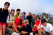 Turisti na vrchole Rysov