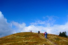 Na vrchole kopca Humience 1398 m